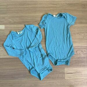 Retired Seafoam Kyte Long and Short Sleeve Bodysuits